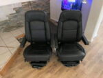black leather bostrom wide ride high back seats
