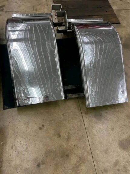 Hogebuilt half fenders. 30” drop. Hogebuilt brackets.