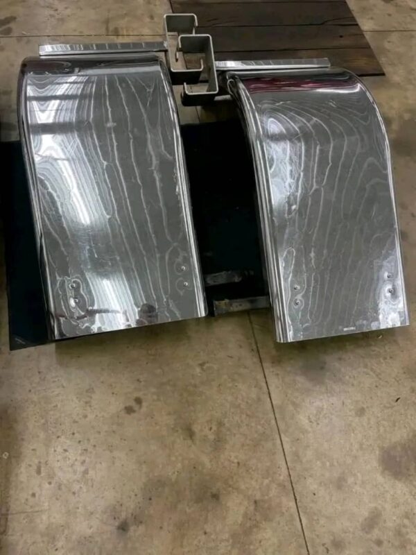 Hogebuilt half fenders. 30” drop. Hogebuilt brackets.